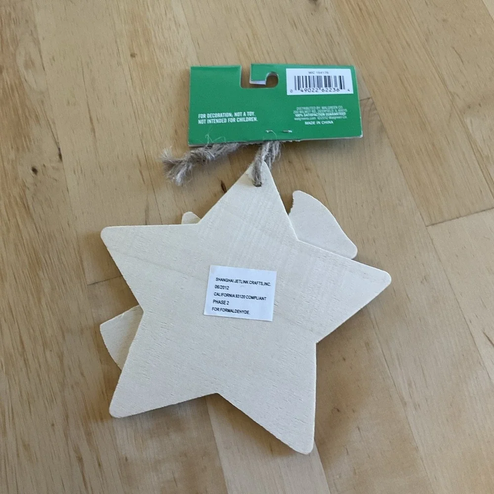 Christmas Cardinal Stars Ornament Home Elements Holiday Style Approximately‎ 4